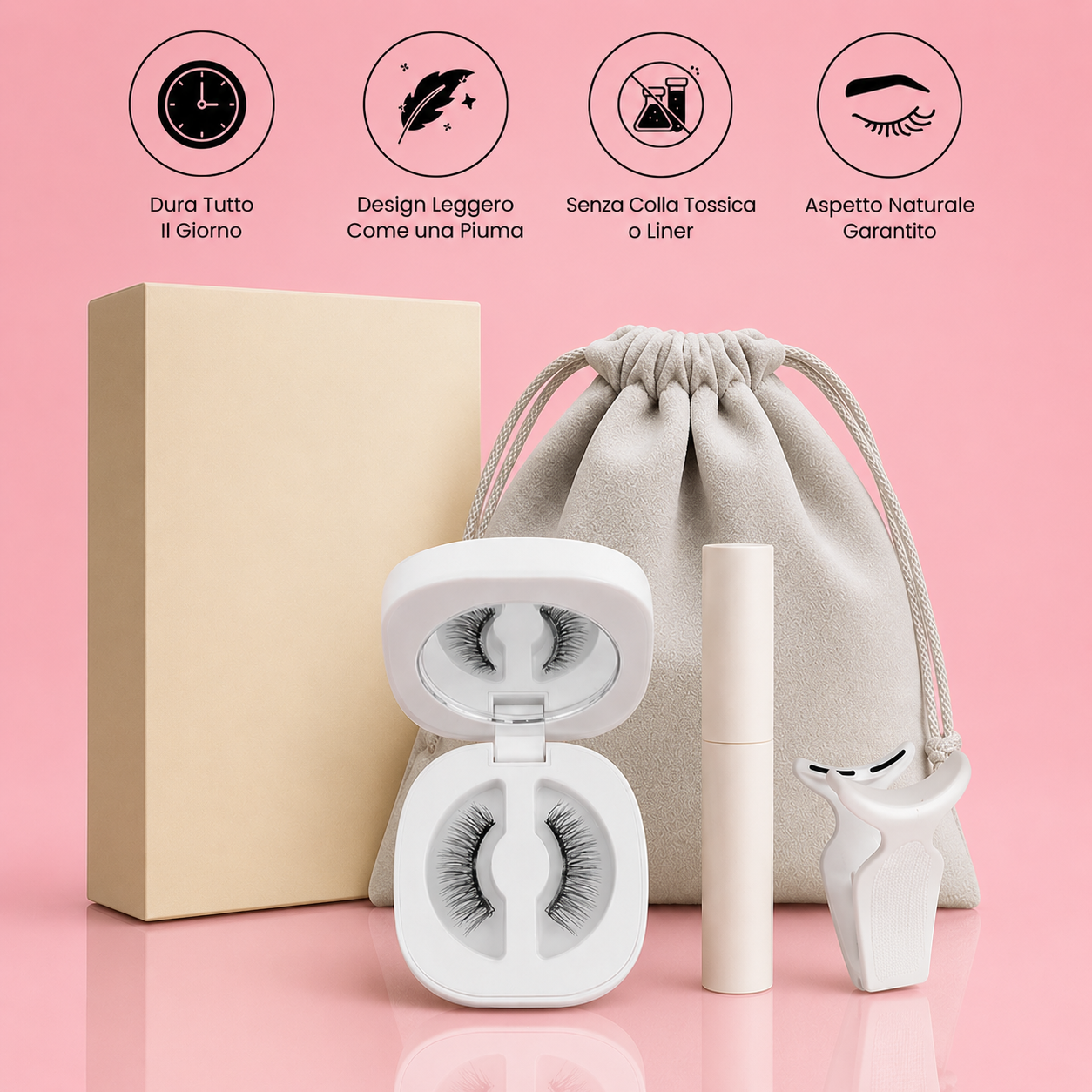 Infinity Lash™️ – Kit Ciglia Magnetiche Riutilizzabili